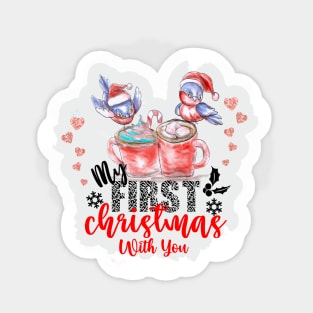 My First Christmas With You Sticker